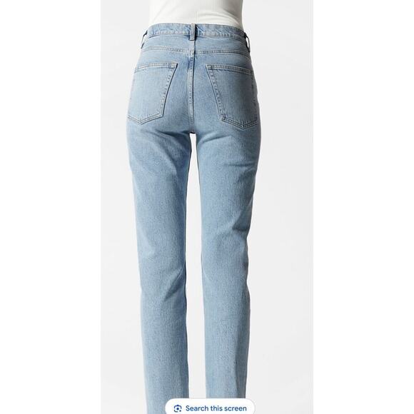 & Other stories slim jeans size 25 high rise raw hem - Picture 6 of 8